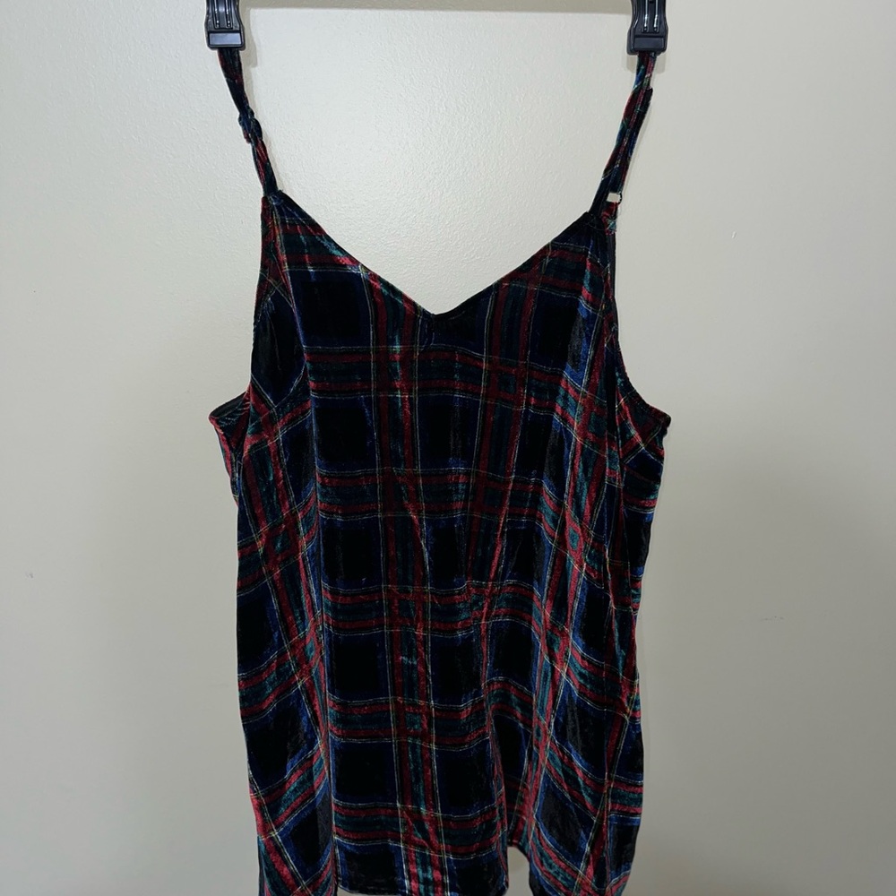 Torrid Blue Fitted Spaghetti Strap Camisole